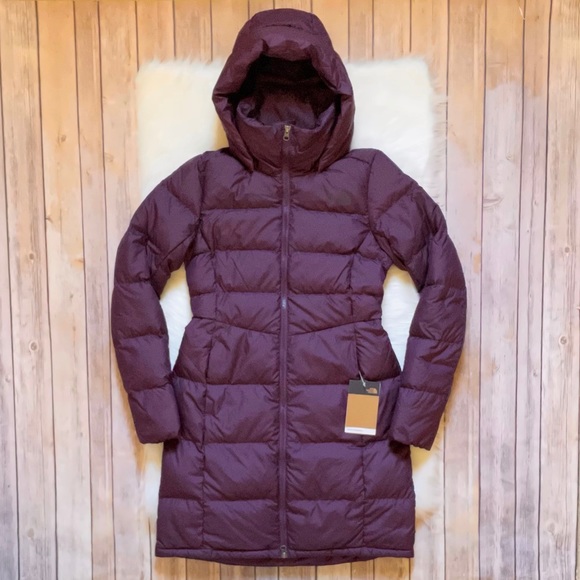 The North Face Women’s Metropolis Parka Coat In Blackberry Wine - Picture 2 of 10